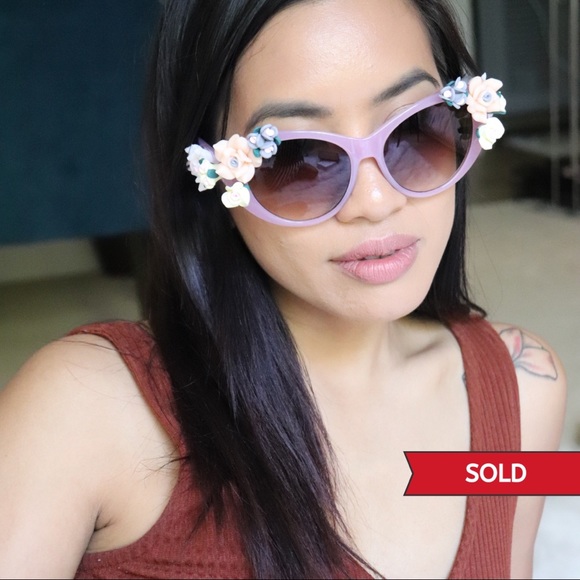 Accessories - NEW Pink Floral Sunglasses